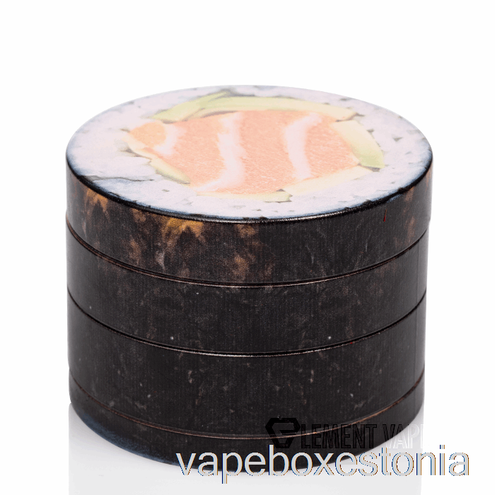 Vape Box Estonia V Syndicate 2,5-tolline 4-osaline Terava Tükeldamisega Dine-in Veski Sushirull